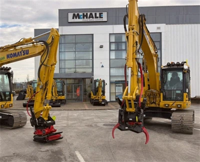 Dreifingaraðili Komatsu í Bretlandi hefur skipt um hendur